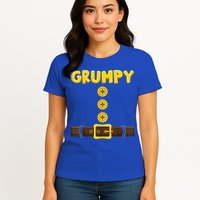 Grumpy Dwarf Easy Halloween Womens T-Shirt