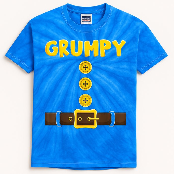 Grumpy Dwarf Easy Halloween Kids Tie-Dye T-Shirt