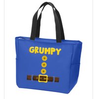 Grumpy Dwarf Easy Halloween Zip Tote Bag