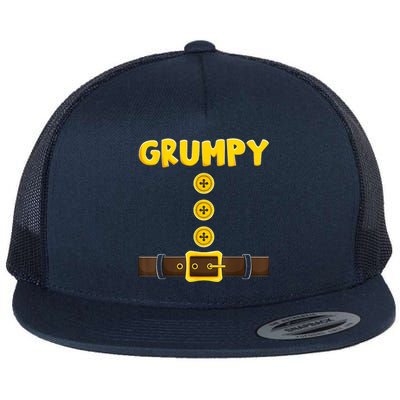 Grumpy Dwarf Easy Halloween Flat Bill Trucker Hat