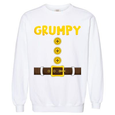 Grumpy Dwarf Easy Halloween Garment-Dyed Sweatshirt