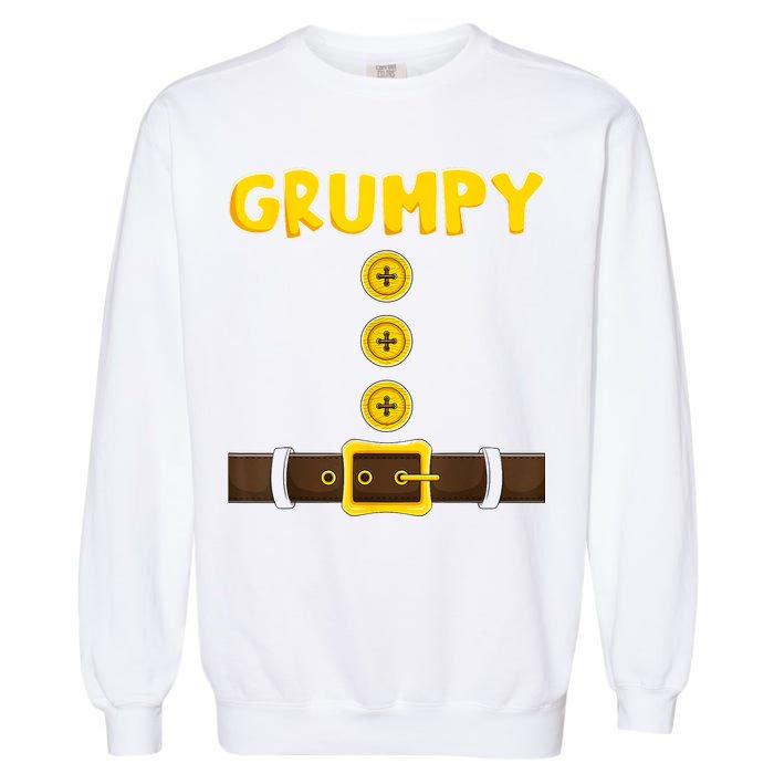 Grumpy Dwarf Easy Halloween Garment-Dyed Sweatshirt