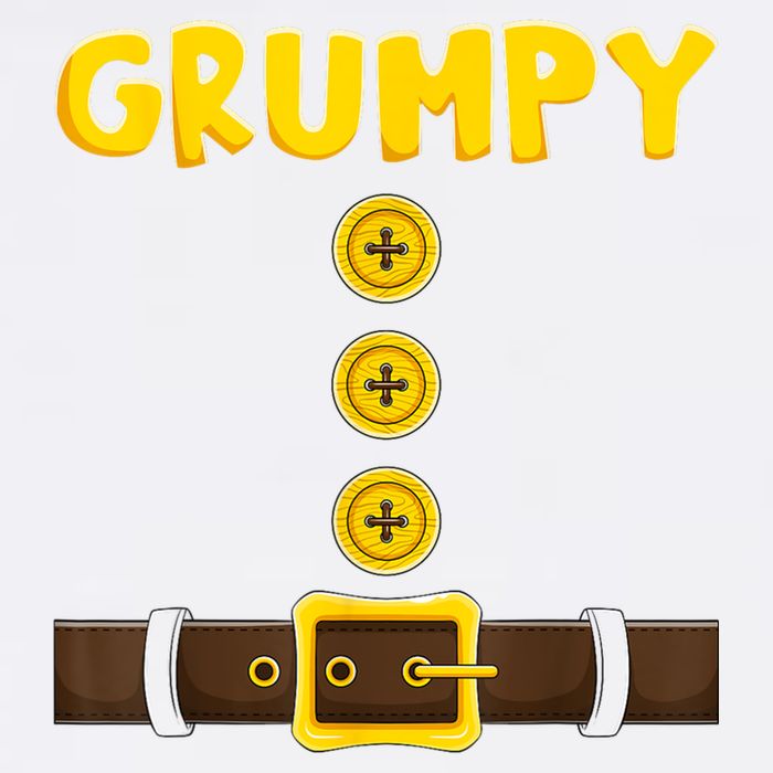 Grumpy Dwarf Easy Halloween Garment-Dyed Sweatshirt