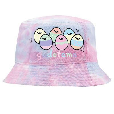 Gudetama Decorated Easter Egg Tie-Dyed Bucket Hat