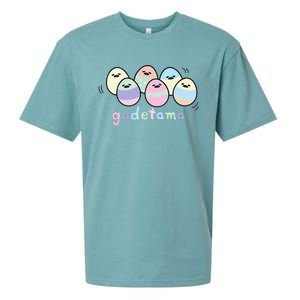 Gudetama Decorated Easter Egg Sueded Cloud Jersey T-Shirt