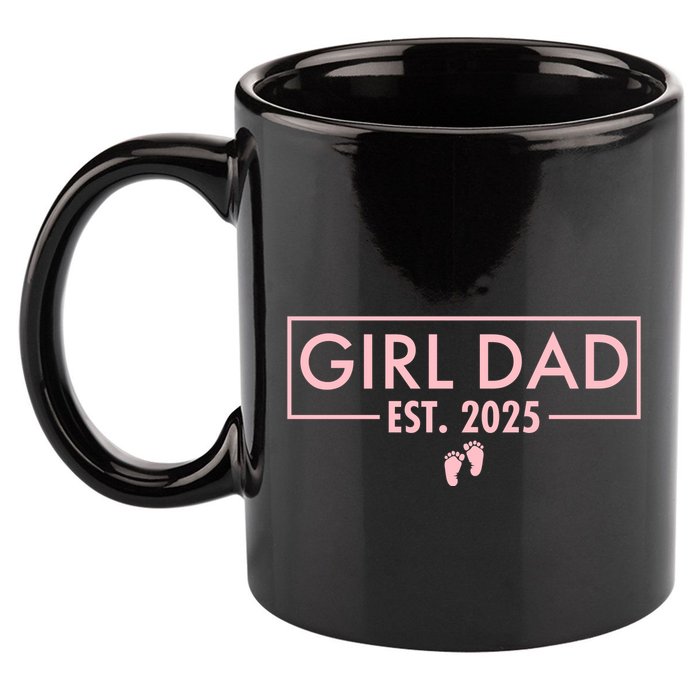 Girl Dad Est. 2025 11oz C Handle Ceramic Mug
