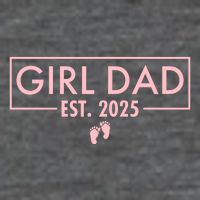 Girl Dad Est. 2025 7 Panel Mesh Trucker Snapback Hat