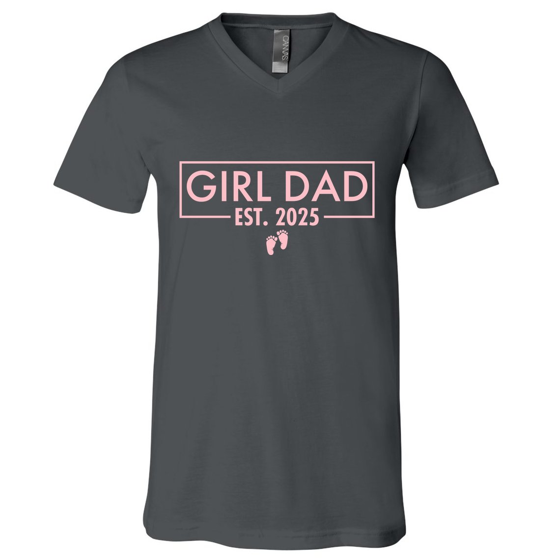 Girl Dad Est. 2025 V-Neck T-Shirt