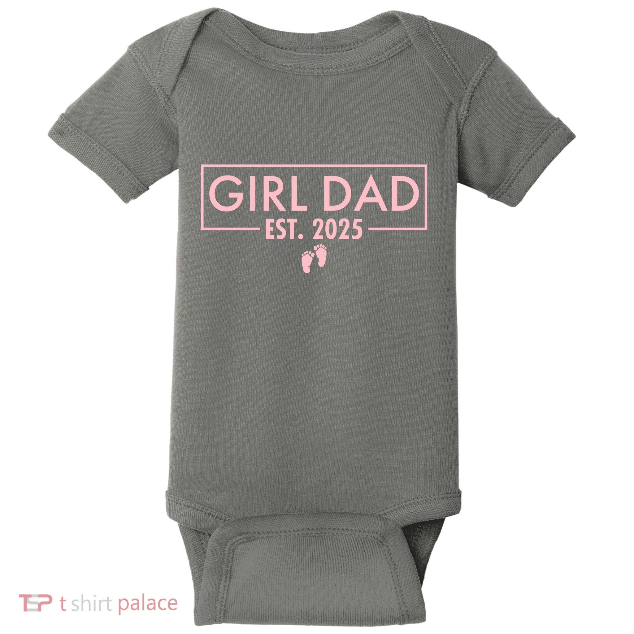 Girl Dad Est. 2025 Baby Bodysuit