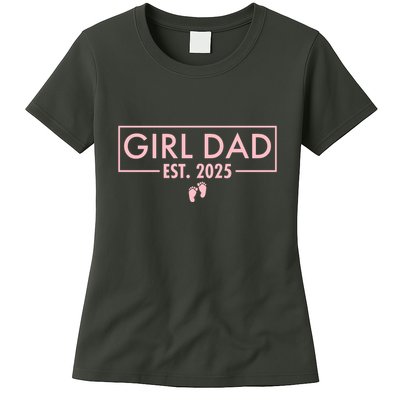 Girl Dad Est. 2025 Womens T-Shirt