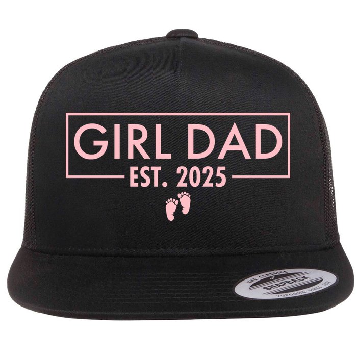 Girl Dad Est. 2025 Pocket Flatbill Hat