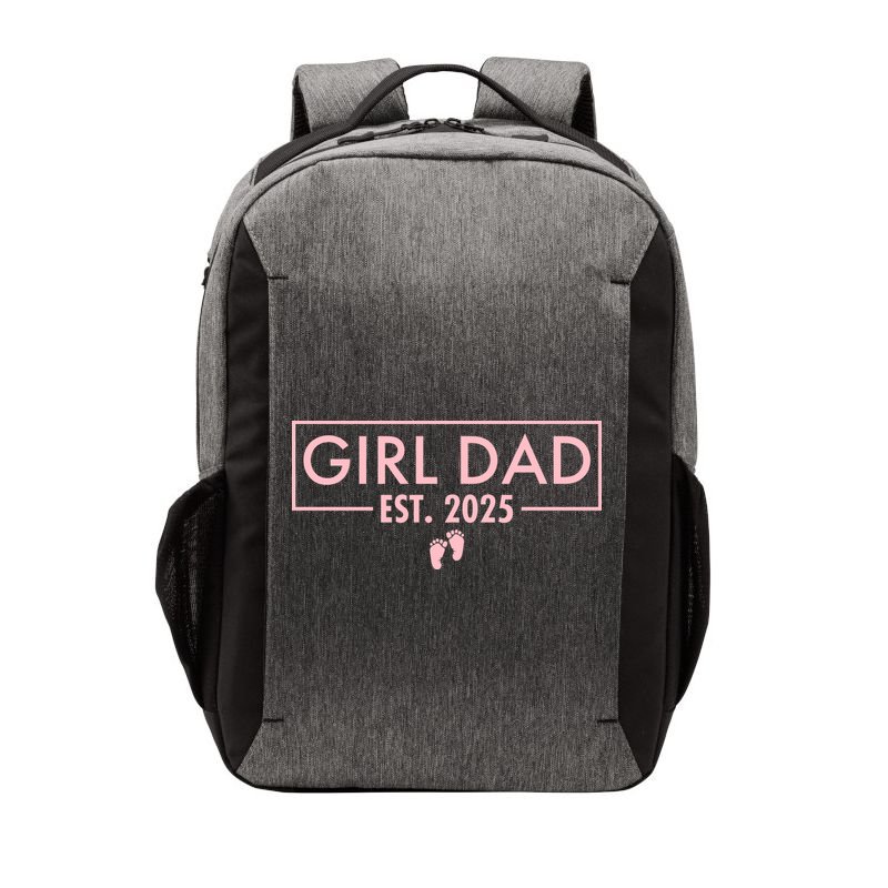 Girl Dad Est. 2025 Pocket Vector Backpack