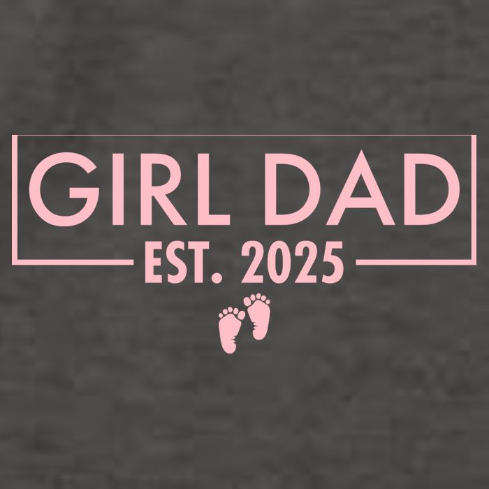 Girl Dad Est. 2025 Pocket Vector Backpack