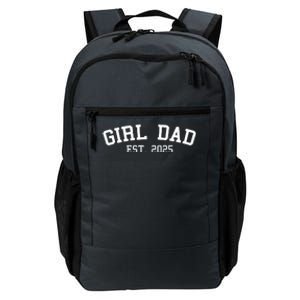 Girl Dad Est 2025 Celebrating New Baby Dad Daily Commute Backpack