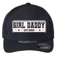 Girl Daddy Est 2024 To Be Gifts For 1st Time Dad Flexfit Unipanel Trucker Cap