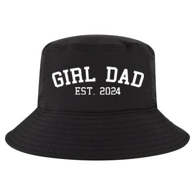 Girl Dad Est 2024 Celebrating New Baby Dad Cool Comfort Performance Bucket Hat