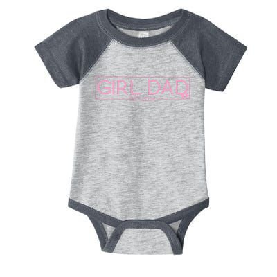 Girl Dad Est 2024 Newborn Daddy Father Baby Girl Infant Baby Jersey Bodysuit