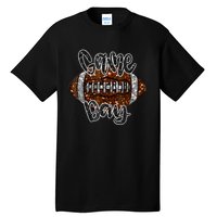 Game Day Football Bling Bling Football Lover Fall Autumn Tall T-Shirt