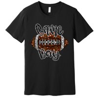 Game Day Football Bling Bling Football Lover Fall Autumn Premium T-Shirt