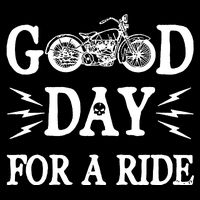 Good Day For A Ride Motorcycle 16 in Basic Backpack