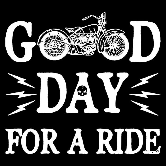 Good Day For A Ride Motorcycle 16 in Basic Backpack