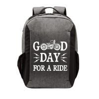 Good Day For A Ride Motorcycle Vector Backpack