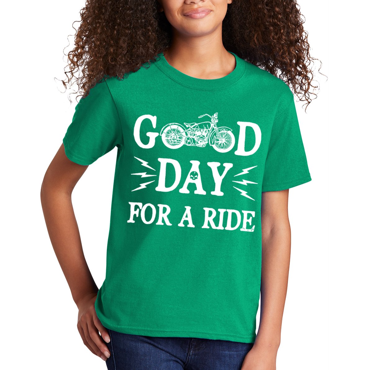 Good Day For A Ride Motorcycle Kids T-Shirt