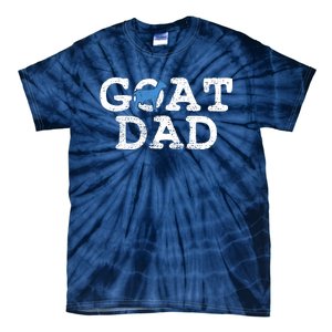 Goat Dad Fathers Day Farmer Gift Tie-Dye T-Shirt