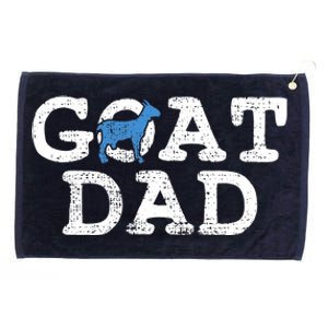 Goat Dad Fathers Day Farmer Gift Grommeted Golf Towel