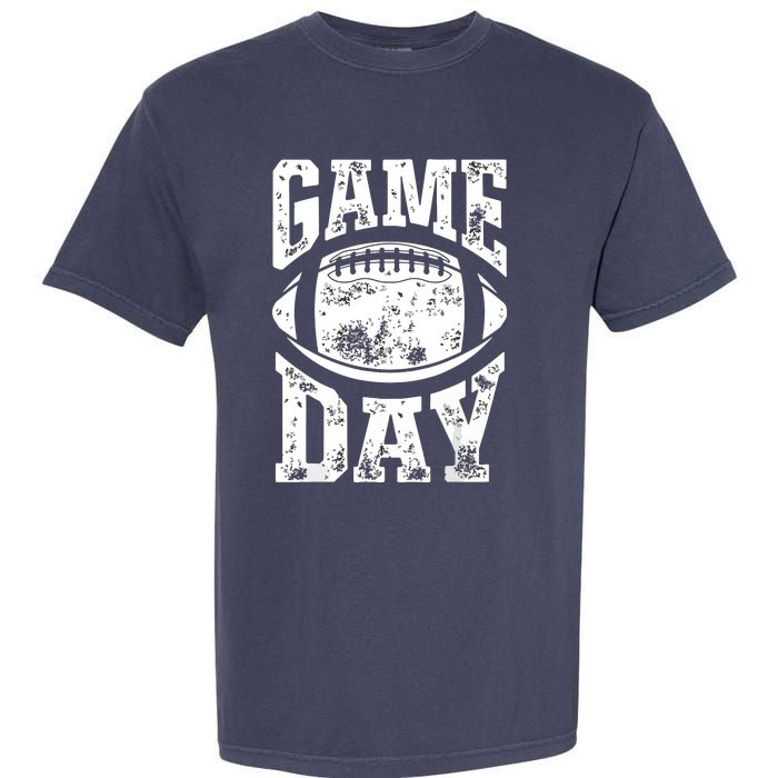 Game Day Football Season Funny Team Sports Vintage Garment-Dyed Heavyweight T-Shirt