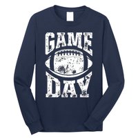 Game Day Football Season Funny Team Sports Vintage Long Sleeve Shirt