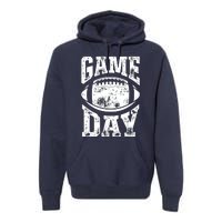 Game Day Football Season Funny Team Sports Vintage Premium Hoodie