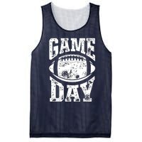 Game Day Football Season Funny Team Sports Vintage Mesh Reversible Basketball Jersey Tank