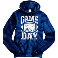 Game Day Football Season Funny Team Sports Vintage Tie Dye Hoodie