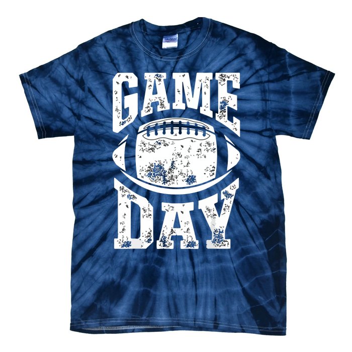 Game Day Football Season Funny Team Sports Vintage Tie-Dye T-Shirt