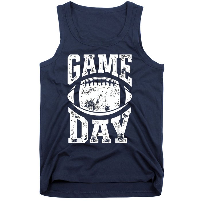 Game Day Football Season Funny Team Sports Vintage Tank Top