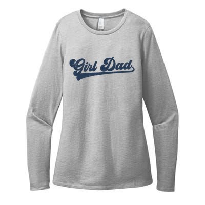 Girl Dad Funny Womens CVC Long Sleeve Shirt