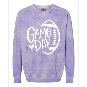 Game Day Football Season Funny Team Sports Colorblast Crewneck Sweatshirt