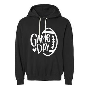 Game Day Football Season Funny Team Sports Garment-Dyed Fleece Hoodie