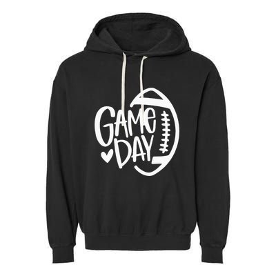 Game Day Football Season Funny Team Sports Garment-Dyed Fleece Hoodie