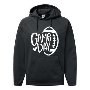 Game Day Football Season Funny Team Sports Performance Fleece Hoodie