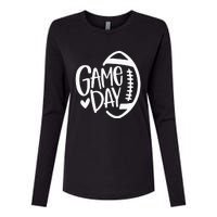 Game Day Football Season Funny Team Sports Womens Cotton Relaxed Long Sleeve T-Shirt