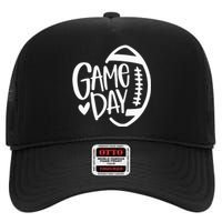 Game Day Football Season Funny Team Sports High Crown Mesh Back Trucker Hat