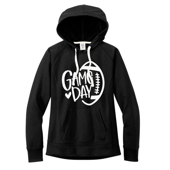 Game Day Football Season Funny Team Sports Women's Fleece Hoodie