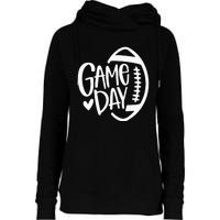 Game Day Football Season Funny Team Sports Womens Funnel Neck Pullover Hood