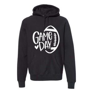 Game Day Football Season Funny Team Sports Premium Hoodie