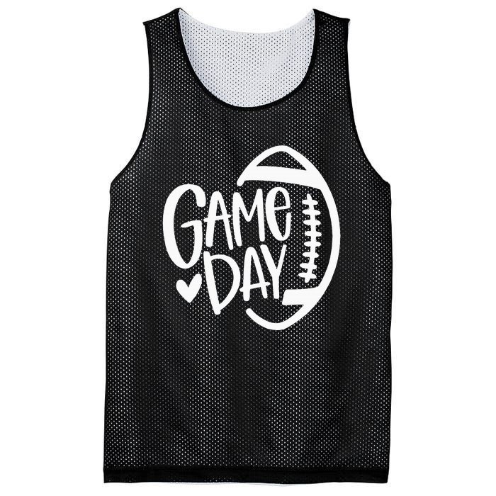 Game Day Football Season Funny Team Sports Mesh Reversible Basketball Jersey Tank