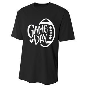 Game Day Football Season Funny Team Sports Performance Sprint T-Shirt