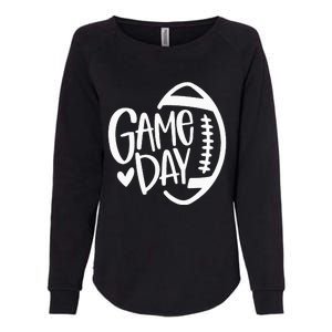 Game Day Football Season Funny Team Sports Womens California Wash Sweatshirt