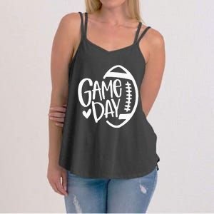 Game Day Football Season Funny Team Sports Women's Strappy Tank